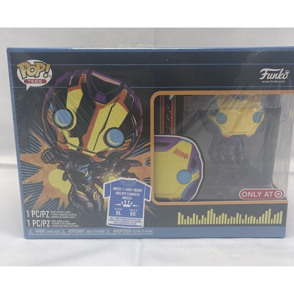 Funko POP! Tees - The Infinity Saga - Ironman XL Tee and Funko Pop Figure - NEW